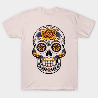 Sugar Skull Halloween T-Shirt T-Shirt